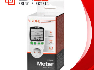 Mjerač potrošnje struje šuko brojilo LCD dvotarifno VIRONE