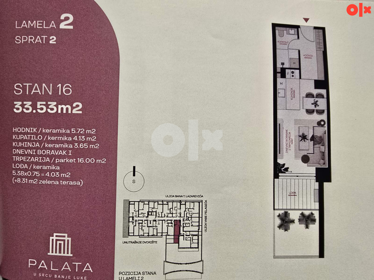 Garsonjera 33m2 Palata Banja Luka 8