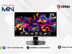 Gaming Monitor MSI MPG 271QRX 27" QD-OLED, WQHD, 360Hz