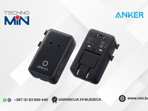 Anker Nano Travel Adapter 5-in-1 A9215H11 20W PD Black