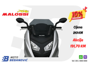 MALOSSI vjetrobran/vizir BMW C600/650 Sport