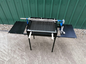 Rostilj na ugalj inox 60x40cm [ 2mm korito]