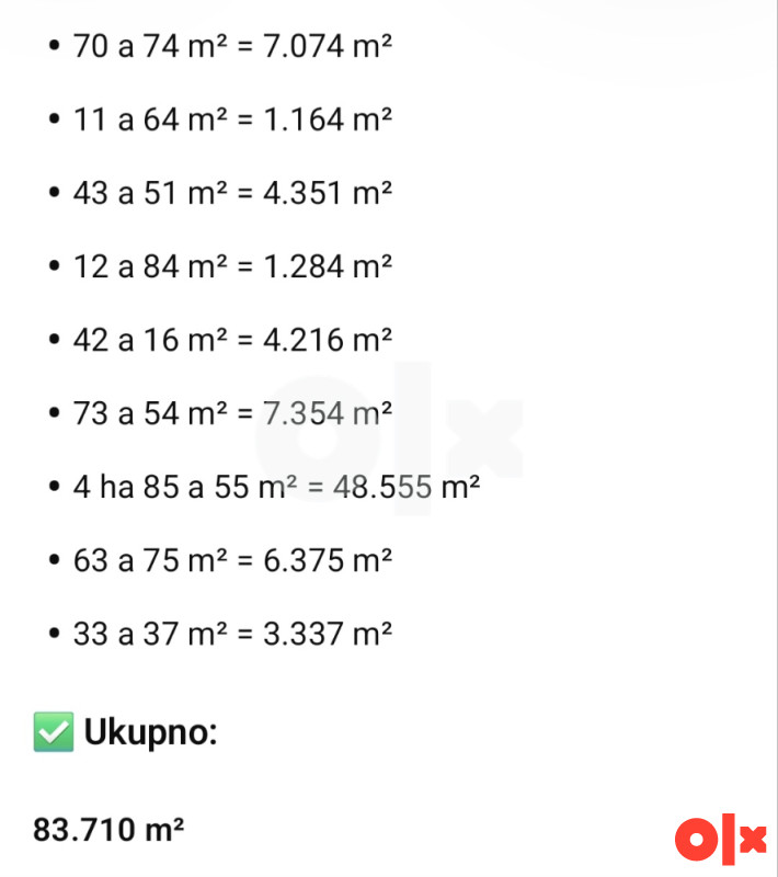 Zemljište 83710m2 , KS -Ilijaš k.o Dragoradi, do Ajdinovića 4