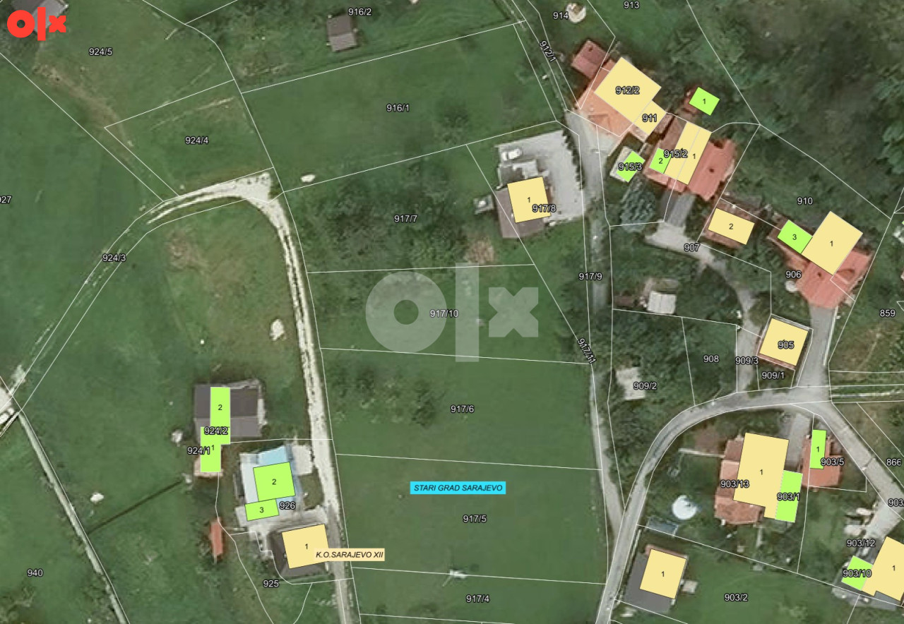 Sedrenik | Zemljište 914 m2 | Ravno i osunčano | 10min do centra 20