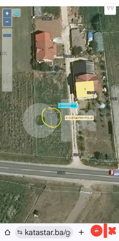 Plac Gračanica Stjepan Polje Iznajmljivanje