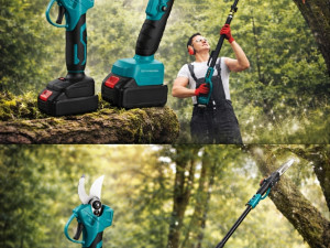 Aku Testera Makaze 88v dvije baterije sa Teleskopom pila motorka