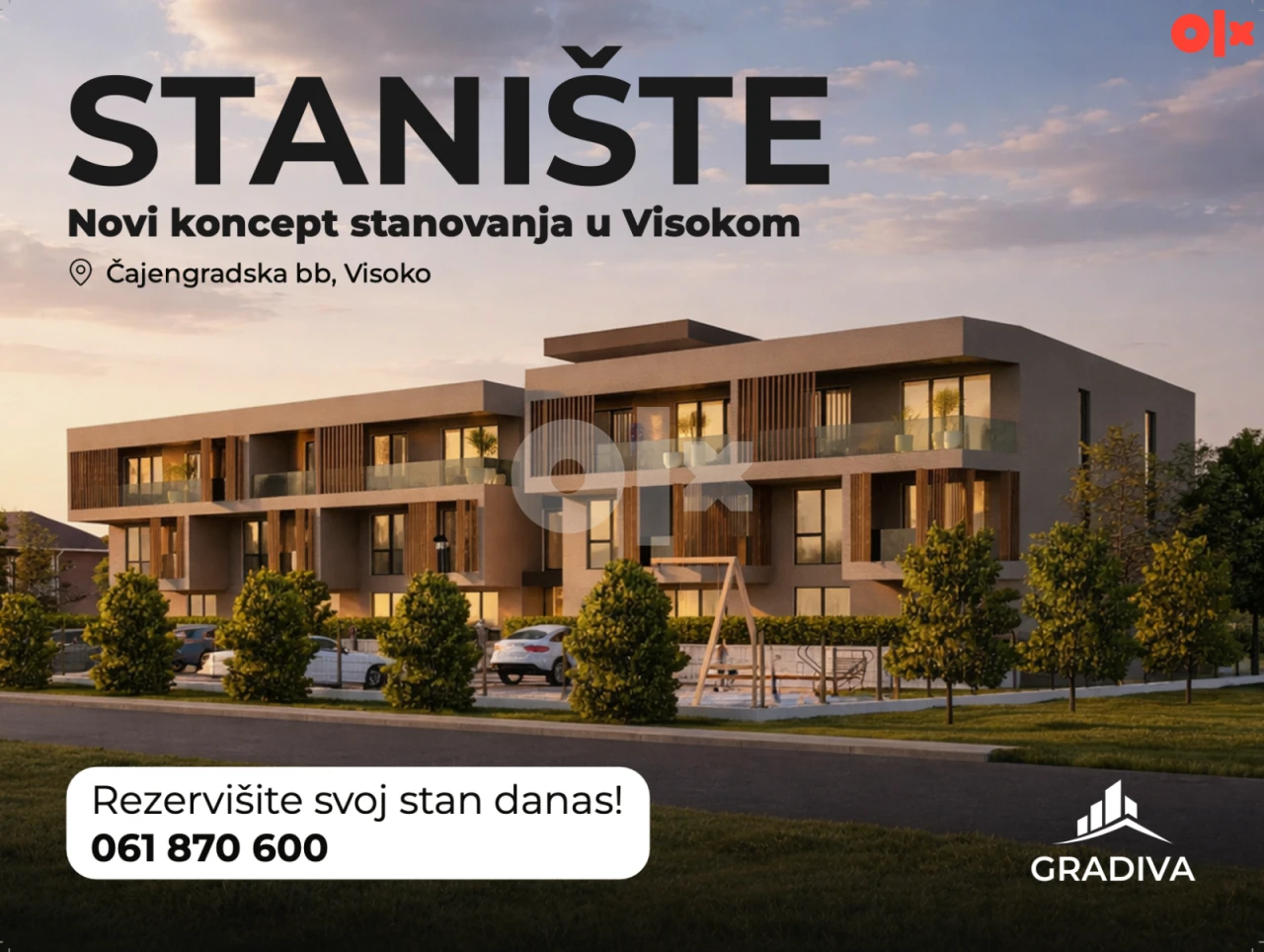 Stanovi Stanište Visoko - Pretprodaja
