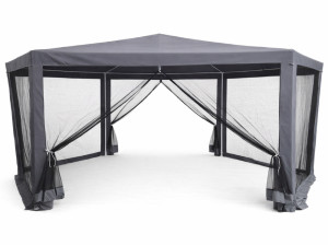 PAVILJON TENDA SATOR SA STRANICAMA ZA VRT 2X2X2 M BEŽ ANTRACIT