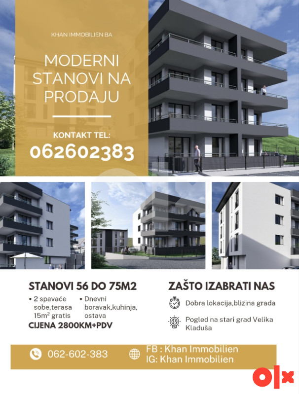 Stanovi i apartmani Velika Kladuša