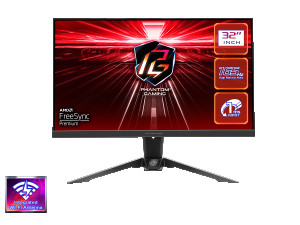 ASROCK 32" PG32QF2B 2K 165Hz GAMING MONITOR