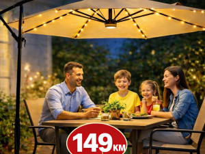 Veliki solarni suncobran visibaba