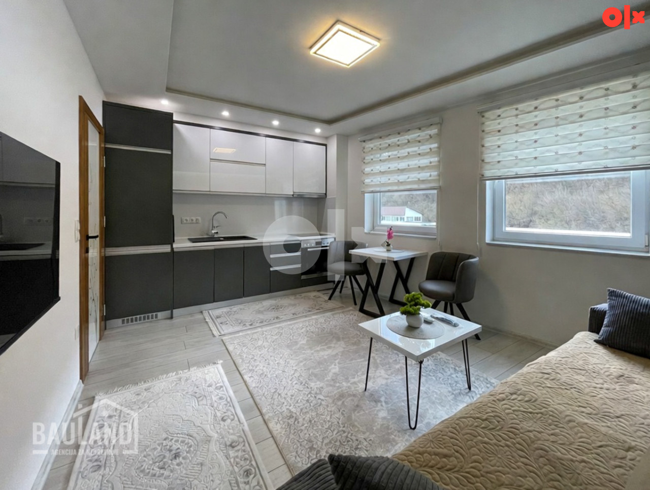 BAULAND/ Modreno opremljena garsonjera 28m2/ Binježevo