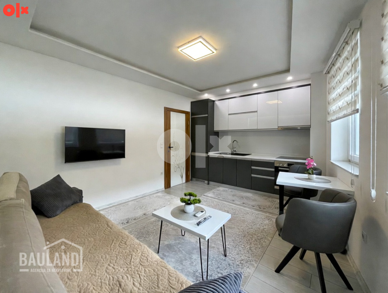 BAULAND/ Modreno opremljena garsonjera 28m2/ Binježevo 3
