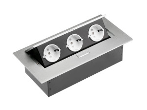 UTIČNICE UGRADNE AE-PB03GS-53 KONZOLA SA TRI UTIČNICE
