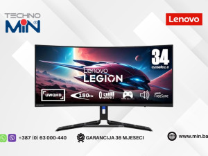 LENOVO Legion R34w-30 67C7GACBEU 34" Curved VA, WQHD, 180Hz