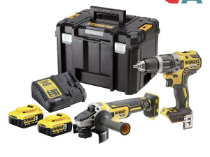 DeWALT Set Aku Bušilica i Aku Brusilica DCK2080P2T 18V 2x5Ah
