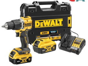DeWalt Aku Udarna Bušilica BRUSHLESS 18V 25.0Ah DCD100YP2T-QW Kit