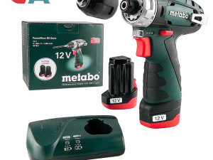 Metabo Odvijač Aku PowerMaxx BS Basic 12V 2xAKU (2,0Ah) LC12