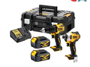 DeWalt Set Aku Bušilica i Odvijač 18V 24.0Ah U TSTAK Koferu DCK20