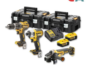 DeWalt Set Aku Bušilica-Odvijač-Brusilica 18V 25.0 Ah DCK384P2T