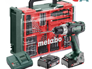 Metabo Bušilica-Odvijač Aku Udarna SB 18 L Set 2xAKU (2,0 Ah) SC