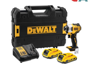 DeWalt Aku Udarni Odvijač 18V 1/4 190Nm 2 x 2.0Ah DCF809D2T-QW