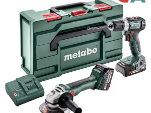 Metabo Combo Set 2.6.5 / 18V BS 18 L BL + W 18 L BL 9-125 (12,0 A