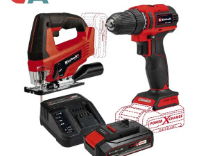 Einhell Power X- Change Set 2 Akumulatorska Bušilica, Ubodna Pila