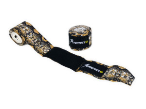 Proteini.si bandaža za zapešće, crno-smeđa, 5m, 2 kom