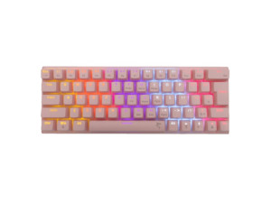 WHITE SHARK TASTATURA WAKIZASHI ROZE BLUE SWITCH