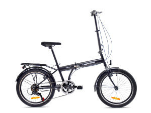 Gradski bicikl Bicikl Capriolo Traveler ST (sklopivi) crna
