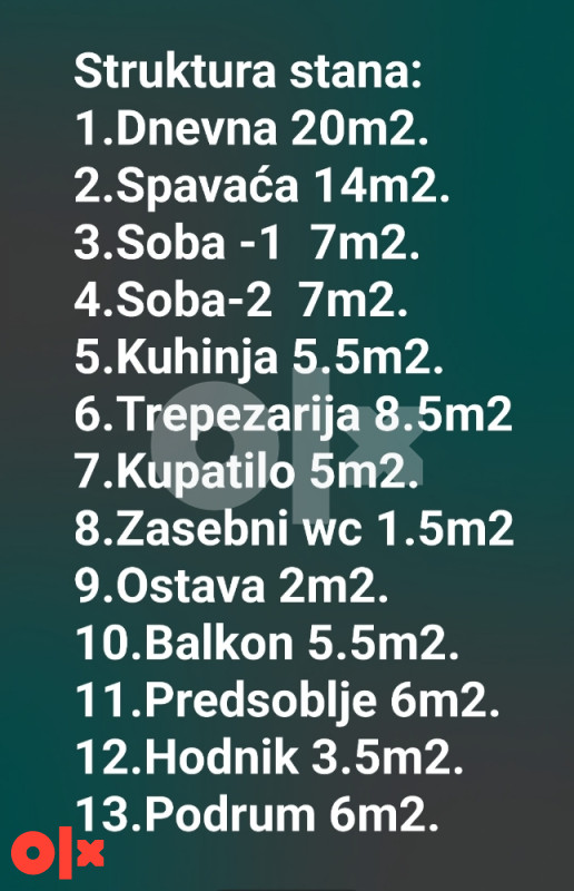 Prodajem stan 84 m2 sa dobrim rasporedom i na dobroj lokaciji. 3