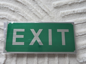 Natpis EXIT samoljepljivi 9x20cm NOVO
