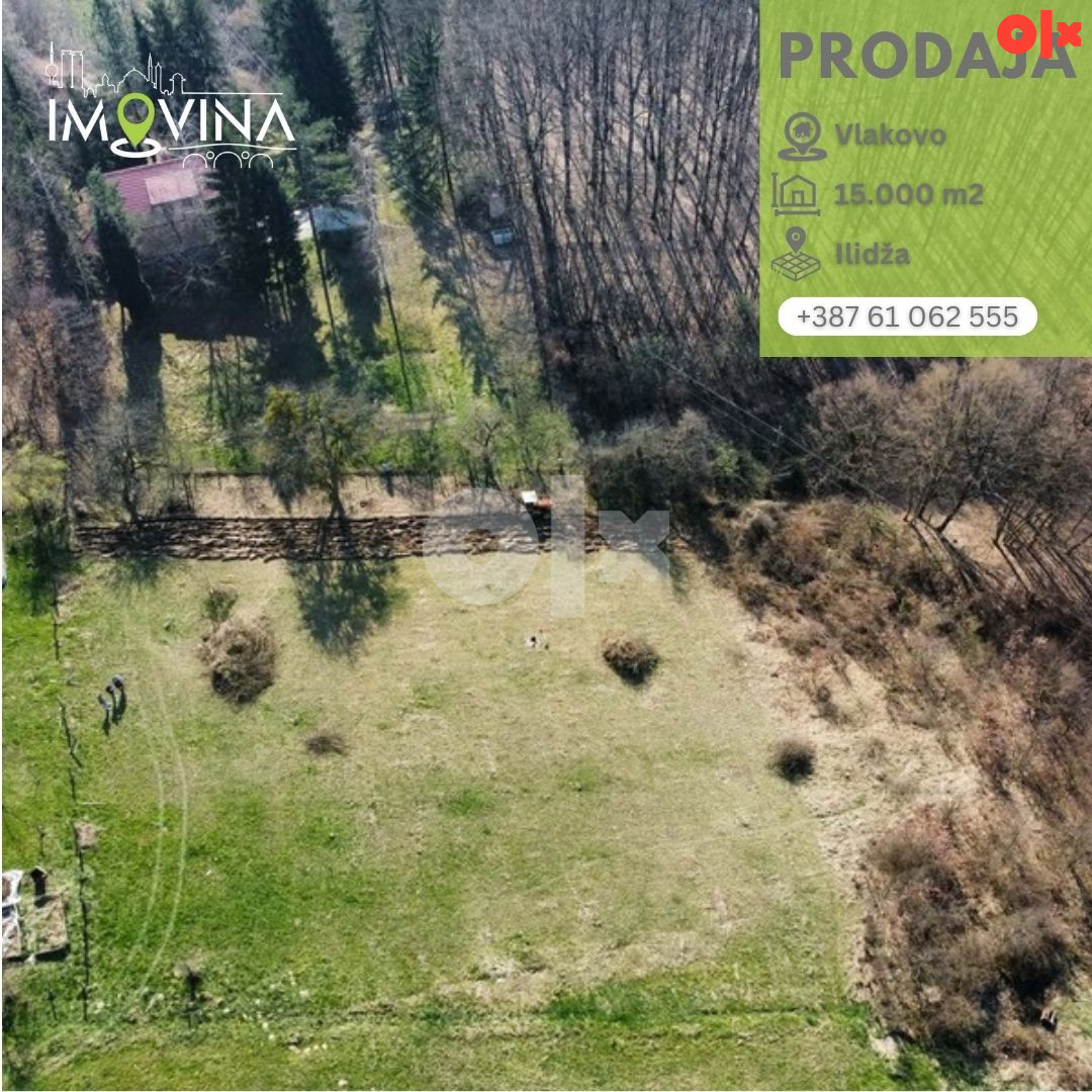 100943 Zemljišna parcela 15.000 m2, Žirak-Vlakovo
