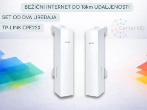 Set za bežični internet do 13km udaljenosti TP-Link CPE220