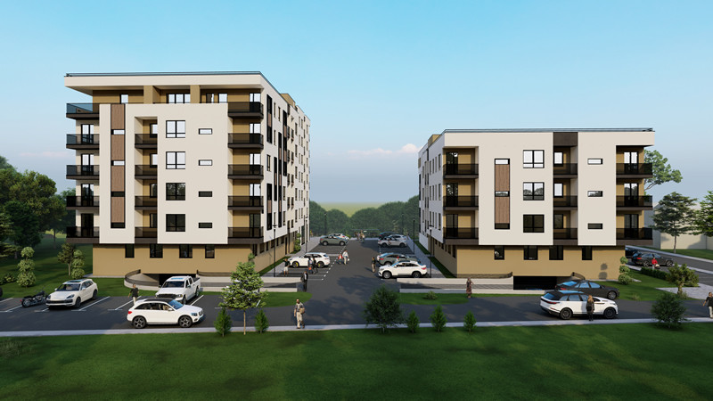 Trosoban stan u izgradnji 66,5m2/ pogled na Vrbas/Vrbas Residence 3