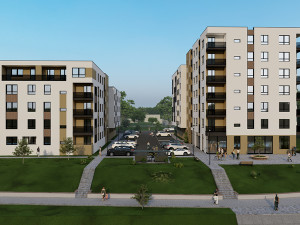 Trosoban stan u izgradnji 66,5m2/ pogled na Vrbas/Vrbas Residence