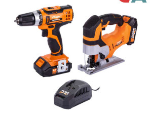 Villager Fuse Set Aku Bušilica + Aku Ubodna Pila VLN 3220 + VLN 1