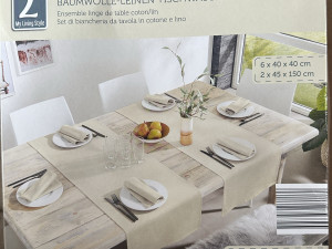 Salvete nadstolnjaci set