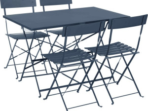 Vrtna garnitura metalna 4 stolice + stol