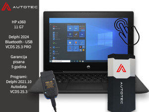 Auto dijagnostika Delfi HP x360 11 G7 touch Delphi Autocom VCDS