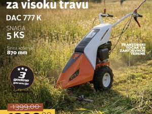 RURIS čeona kosačica model DAC 777K