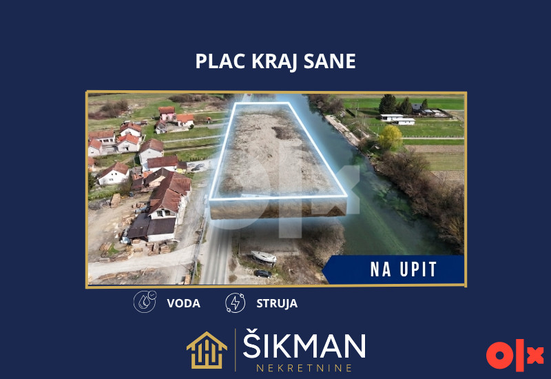 Plac kraj Sane, Prijedor 1440m2