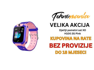 Dječiji pametni sat XO H100 2G Pink