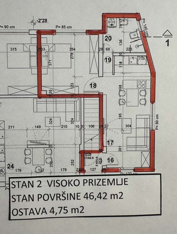 ON TIME prodaje: Dvosoban Stan Sarajevo - Pofalići 11