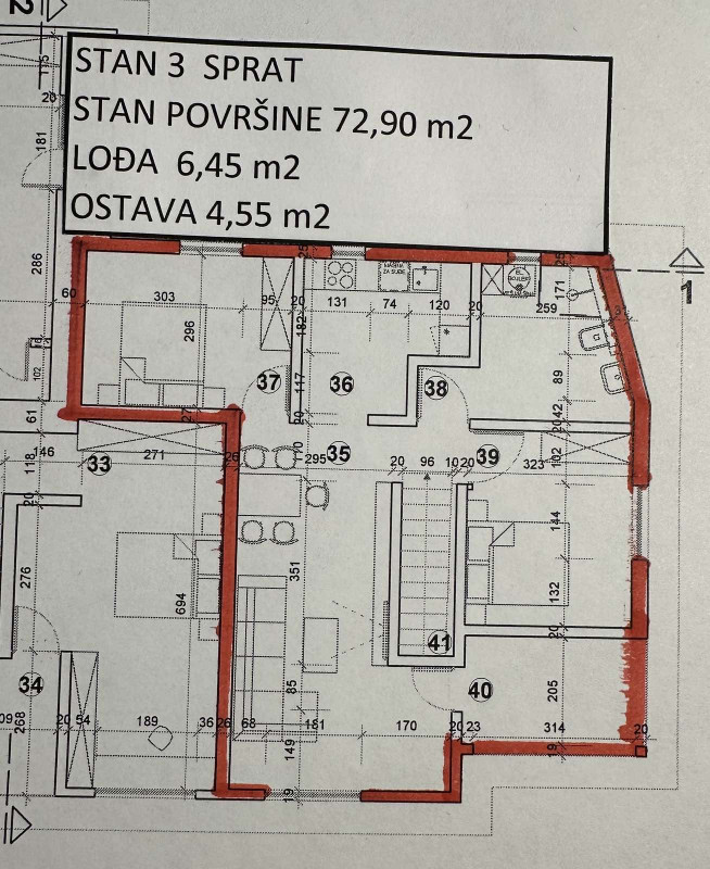 ON TIME prodaje: Trosoban Stan Sarajevo - Pofalići 12