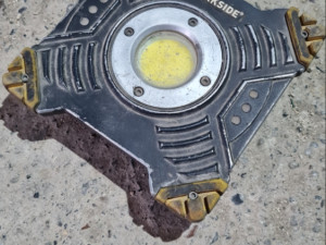 Parkside aku led reflektor punjiva led lampa USB + USB C