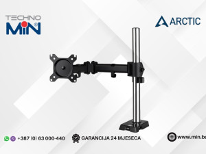 Arctic Z1 Gen 3 Matt Black stoni nosač za monitor sa USB Hub-om