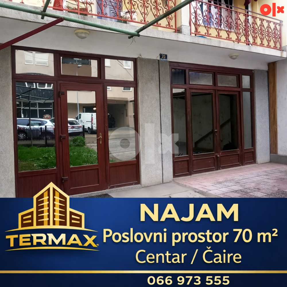 Poslovni prostor Banja Luka CENTAR ČAIRE 70 m2