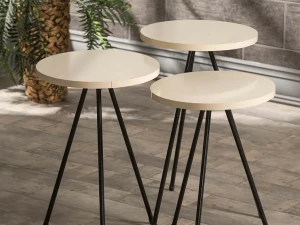 Set klub stolića 3/1 Falez 11 Boja Krem